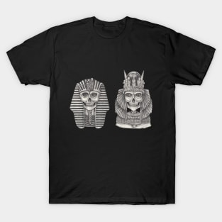 Cleopatra and pharaoh skeleton lovers. T-Shirt